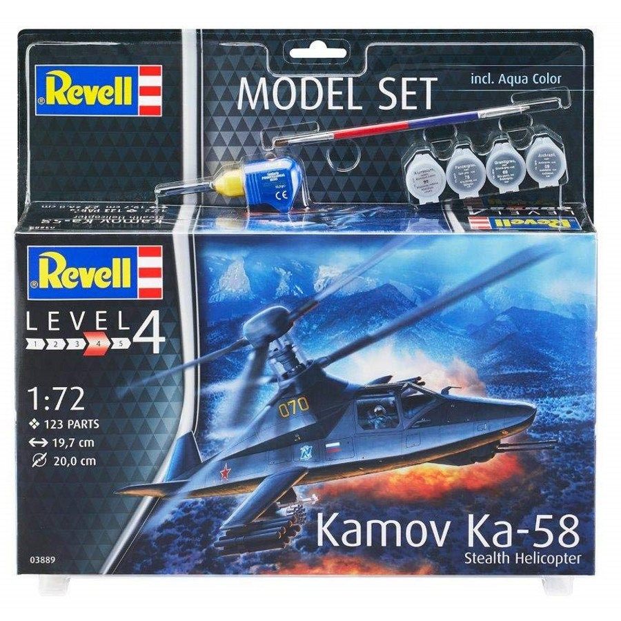 Revell Model Kit Gift Set 1:72 Kamov Ka-58 Stealth Helicopter