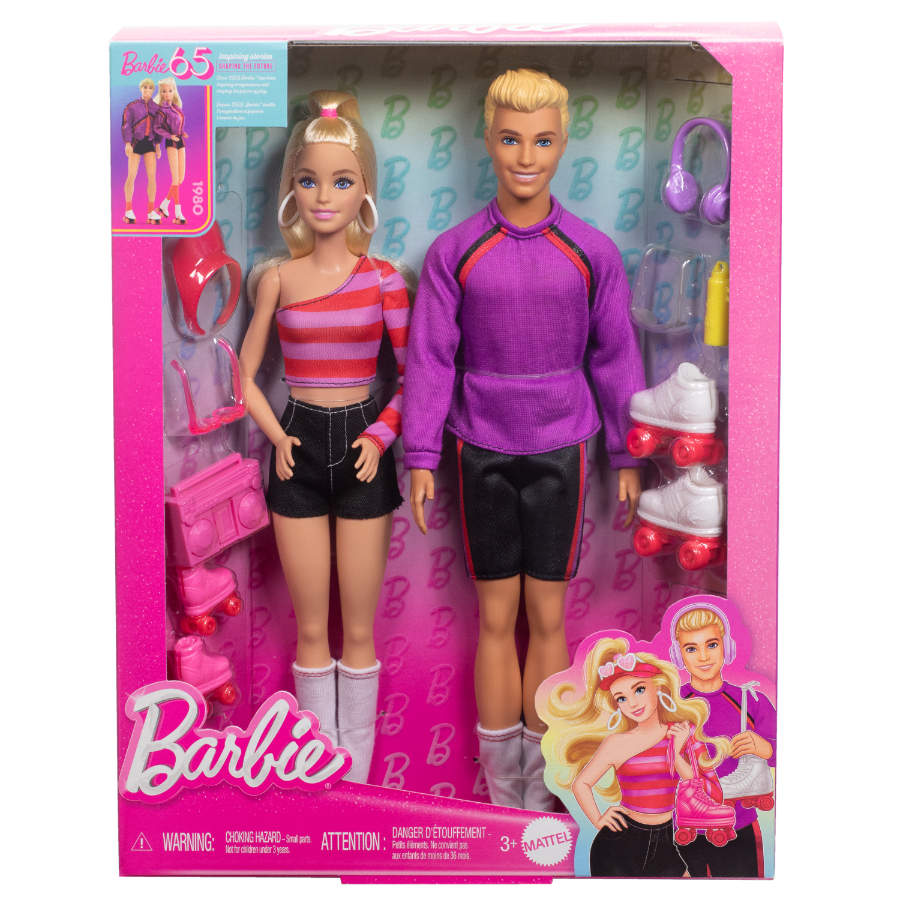 Barbie Fashionista 65th Anniversary Ken & Barbie Doll 2 Pack