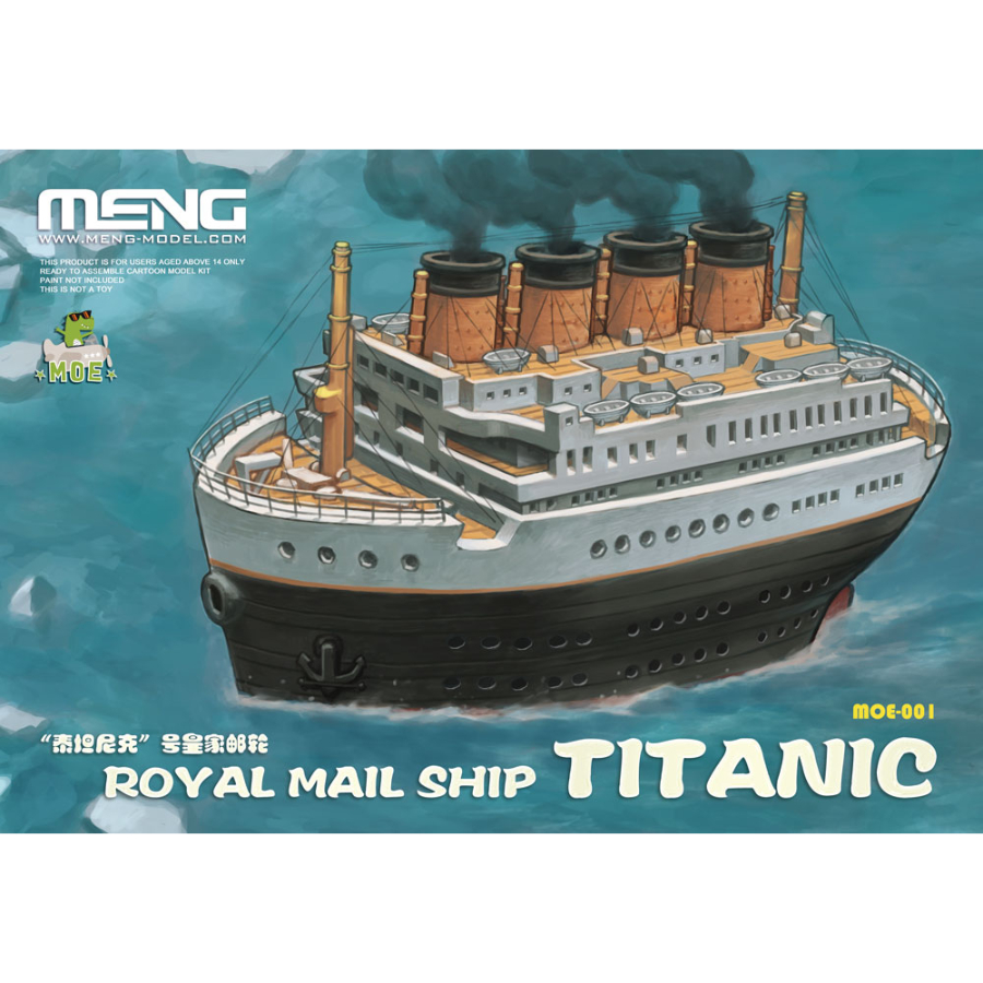 Meng Model Kit Cartoon Model Royal Mail Ship Titanic