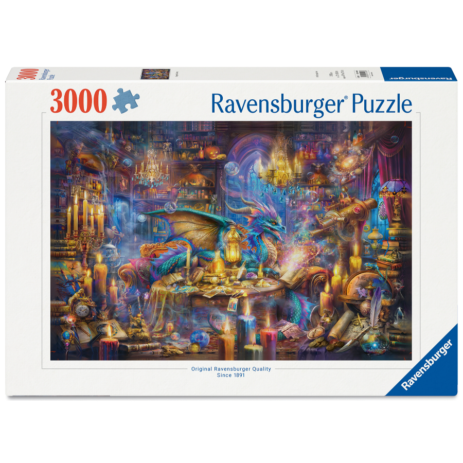Ravensburger Puzzle 3000 Piece Fantasy Library