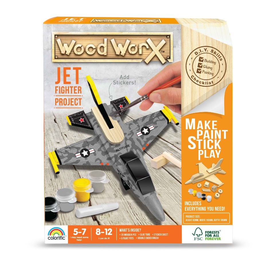 Wood WorX Kit Jet Fighter Kit