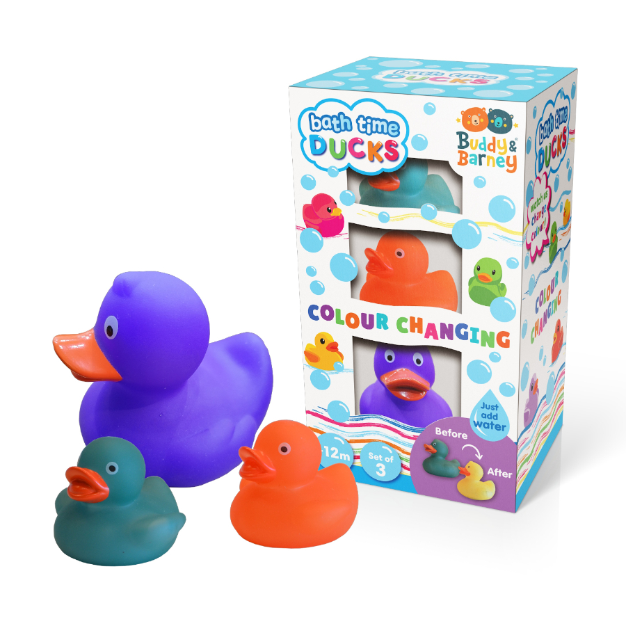 Bath Time Colour Changing Ducks Set