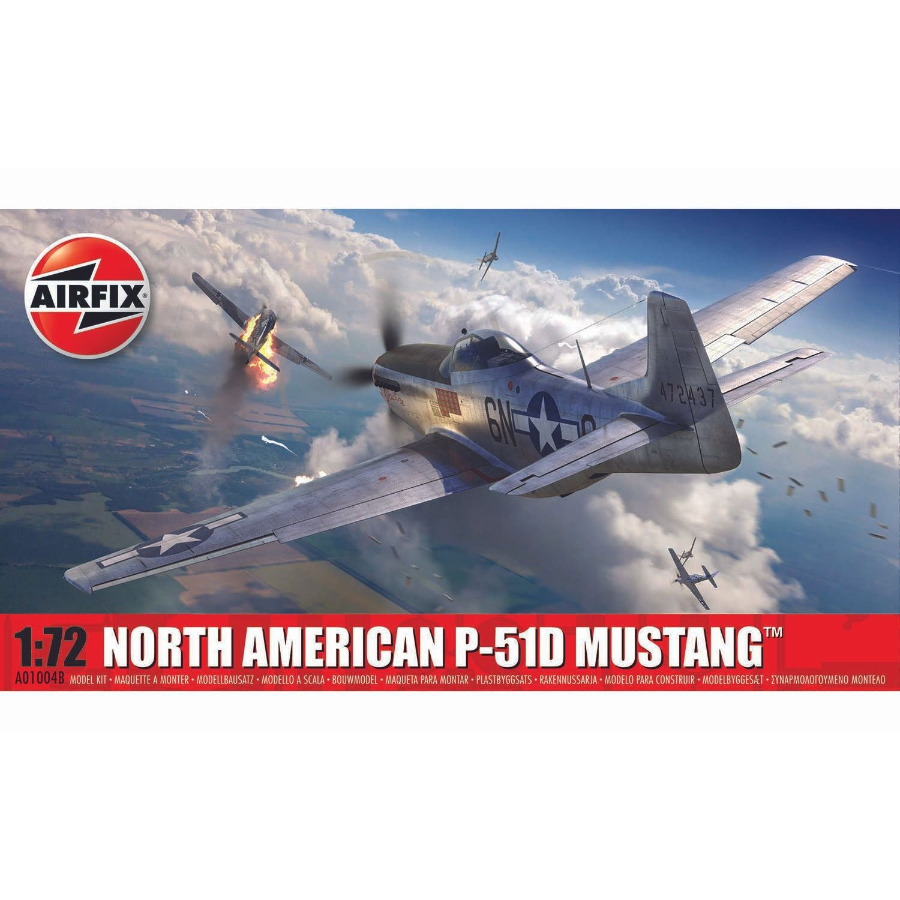 Airfix Model Kit 1:72 North American P-51D Mustang